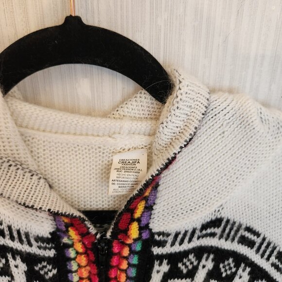 Llamas Alpaca Hoodie Sweater L - Picture 3 of 4